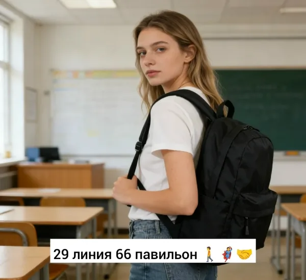 Городской рюкзак из ткани для мужчин и женщин Чёрный — фото 10