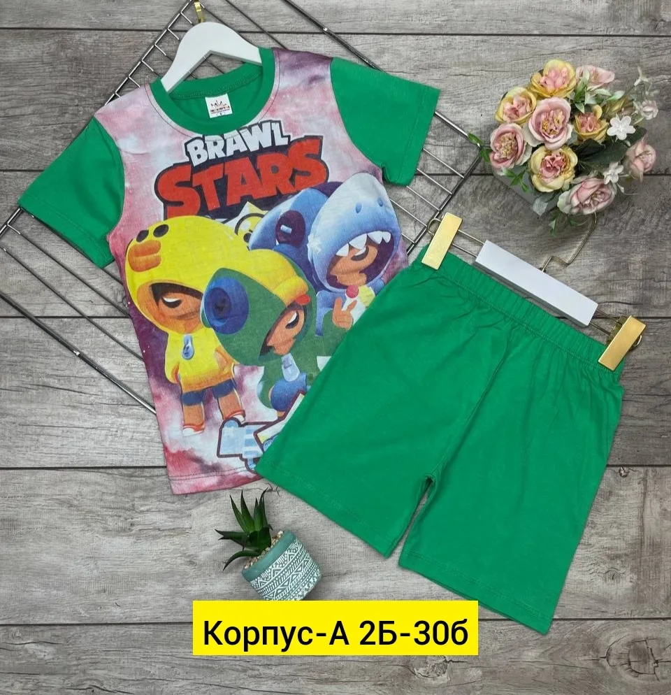 Комфортный летний костюм из хлопка для мальчика — фото 8