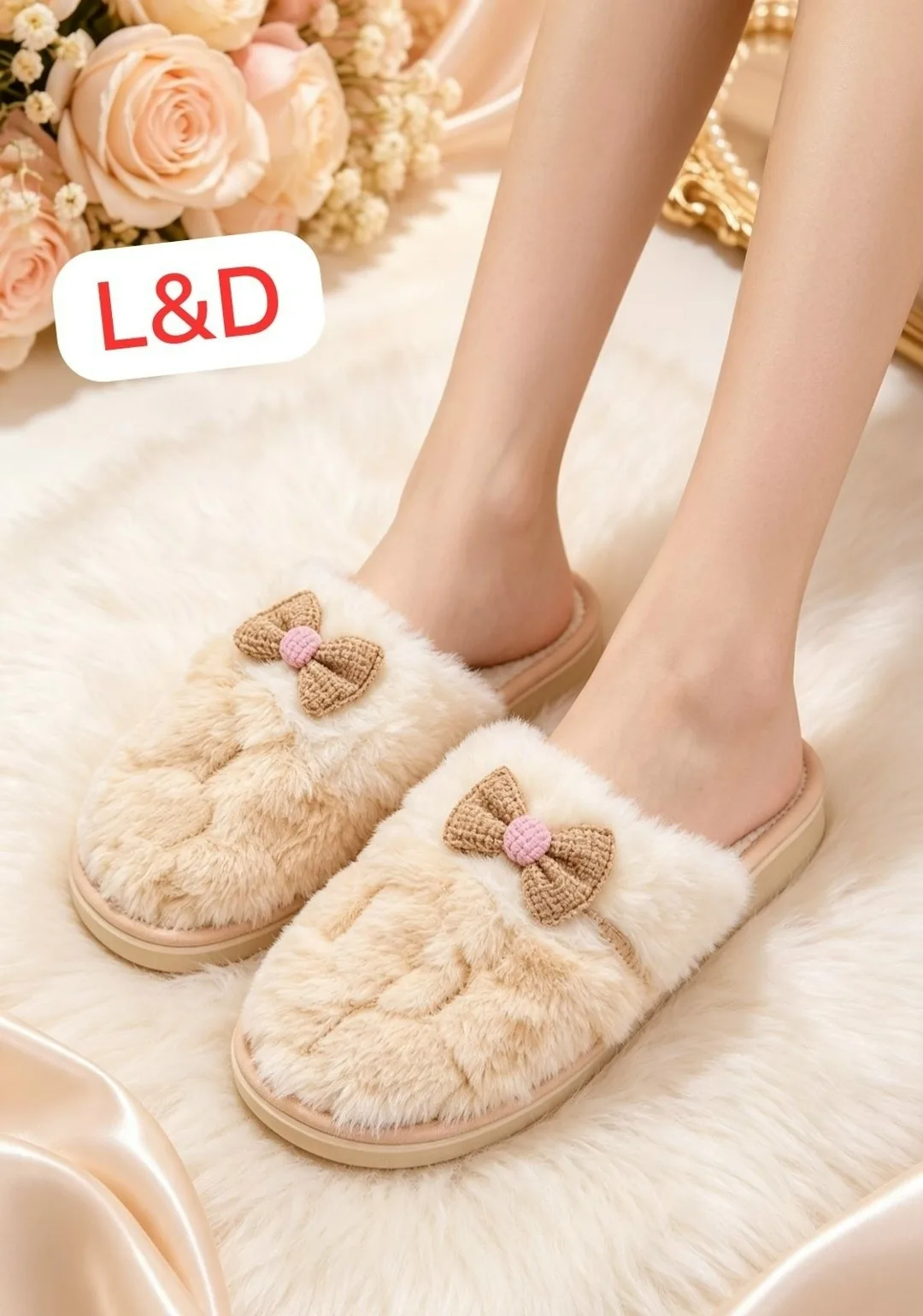 Домашние тапочки из разных цветов — фото 12