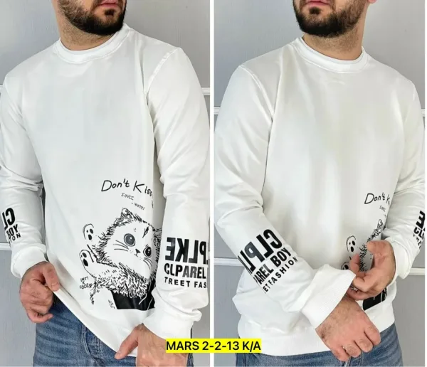 Кофта для мужчин, двухнитка — фото 7