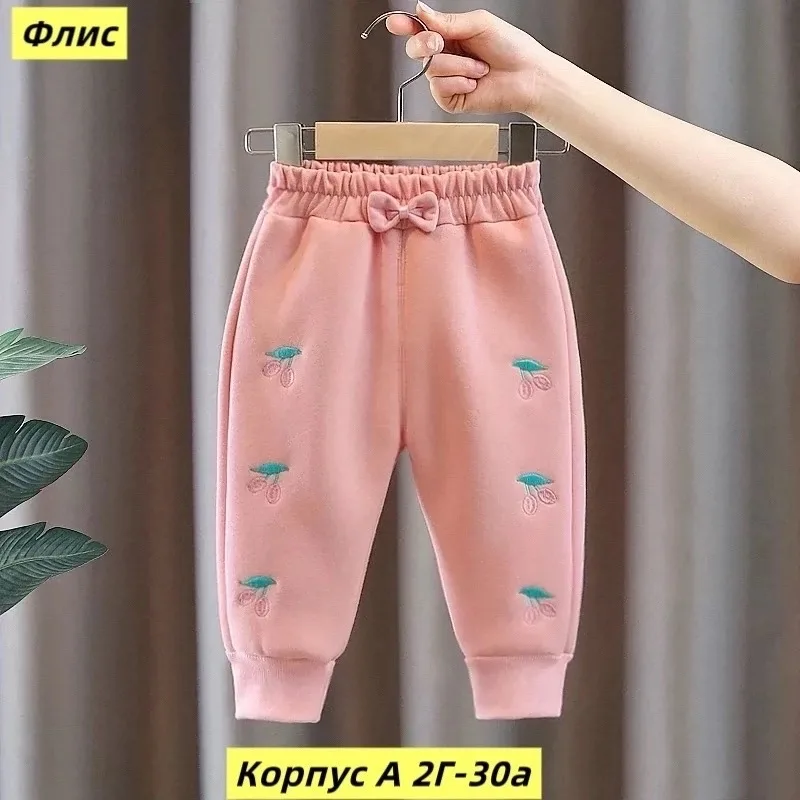 Штаны из двухнитки с начесом из хлопка и флиса, подходят — фото 2