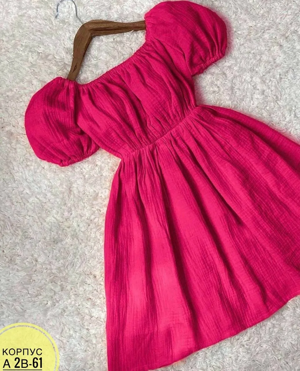 Платье Подходят для весенне-летнего сезона, хлопок — фото 7