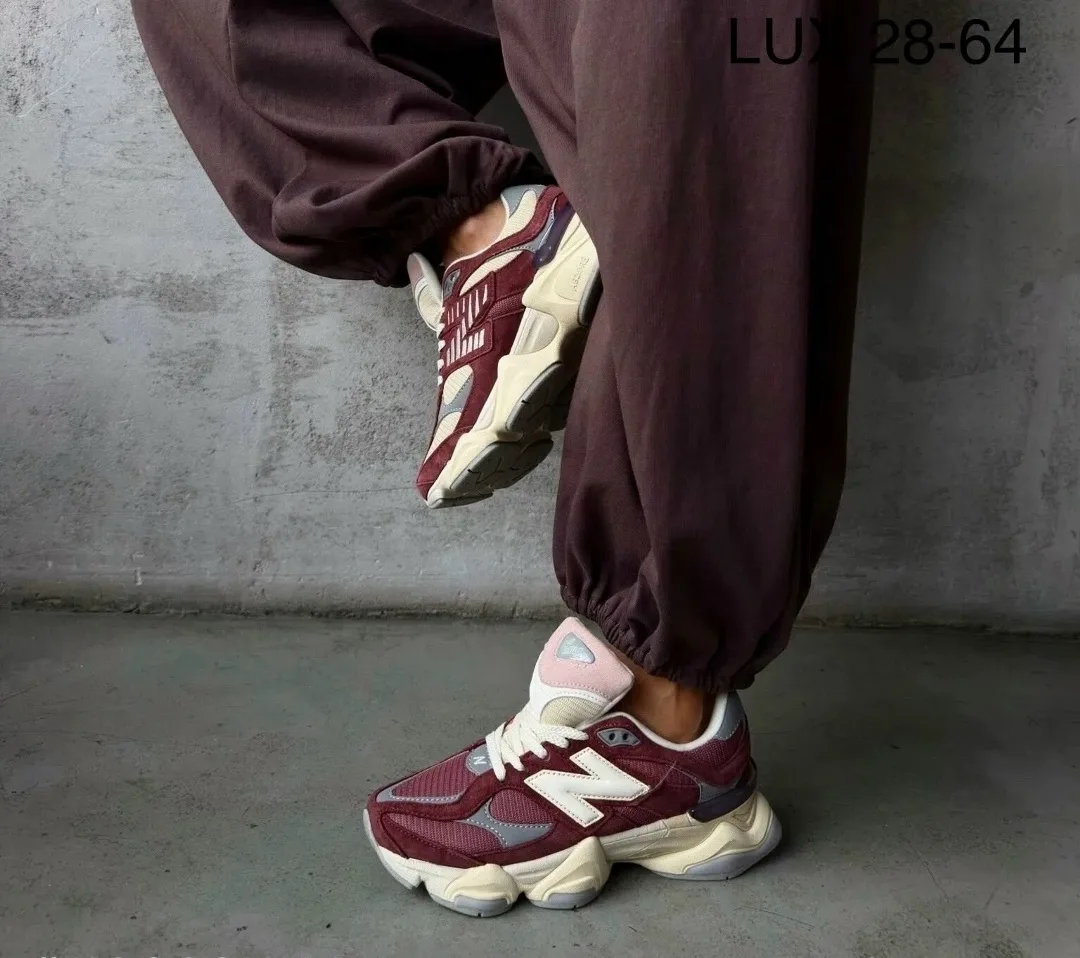 Натуральный NEW Balance 9060, женские кеды из замши — фото 1