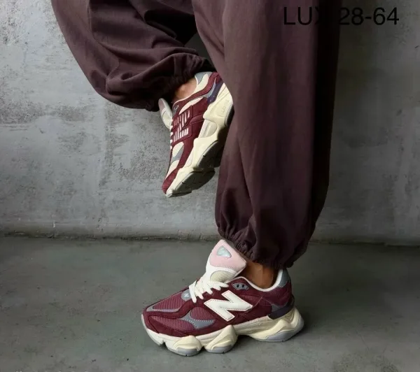 Натуральный NEW Balance 9060, женские кеды из замши — фото 1