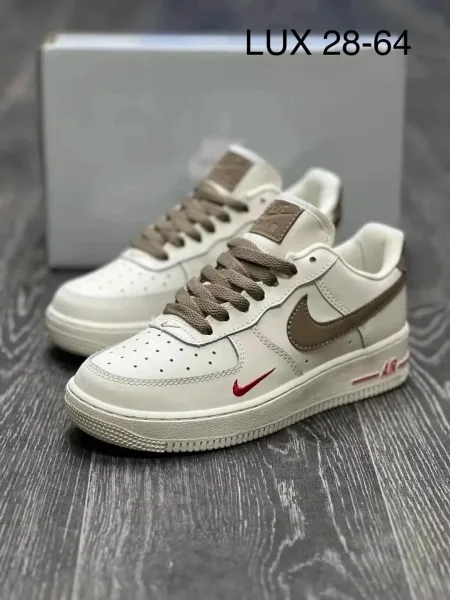 Кроссовки мужские Nike Air Force натуральная кожа — фото 13