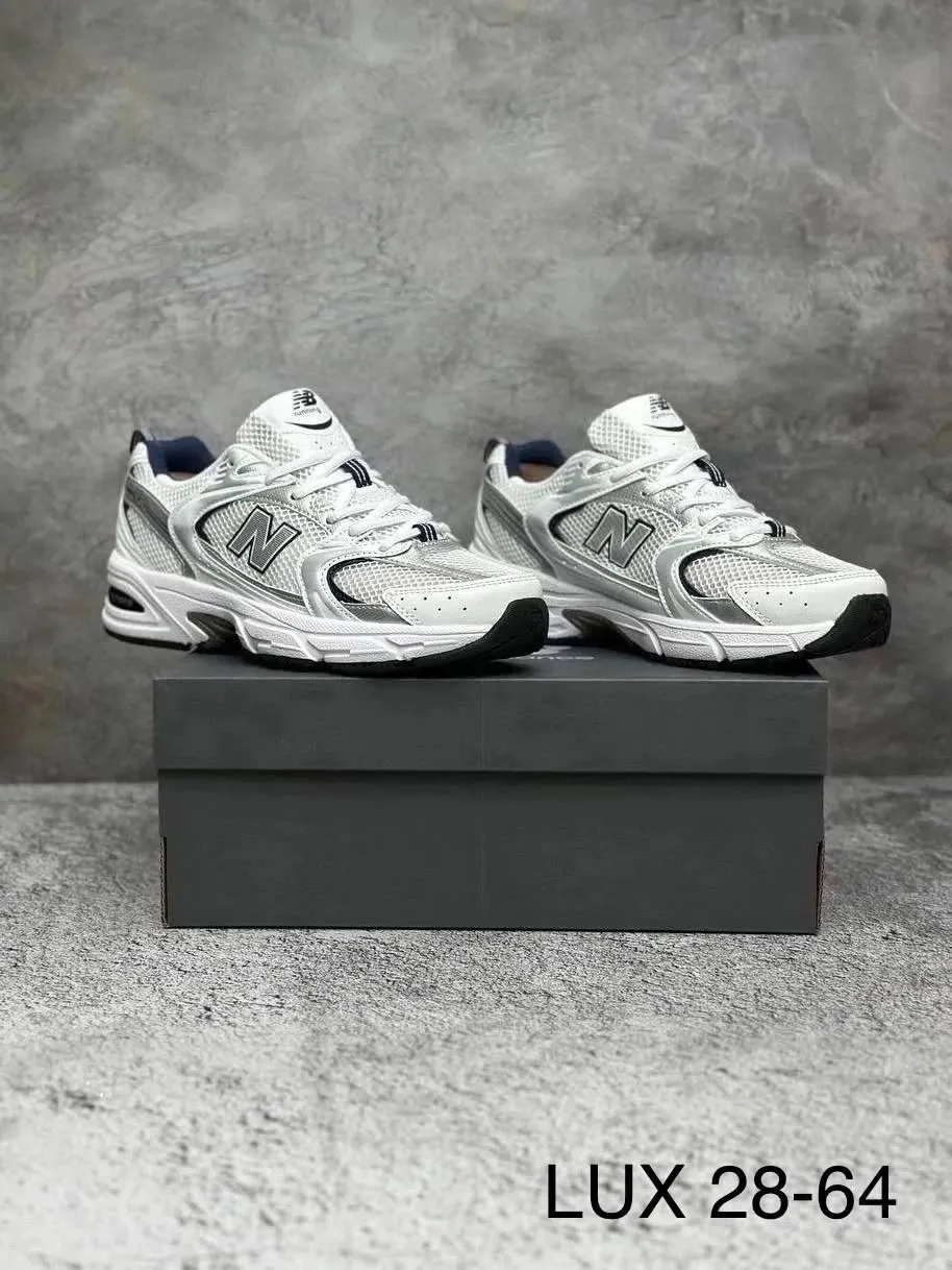 Кеды NEW BALANCE 530 из натуральной кожи с пенкой в подошве для максимального комфорта — фото 1