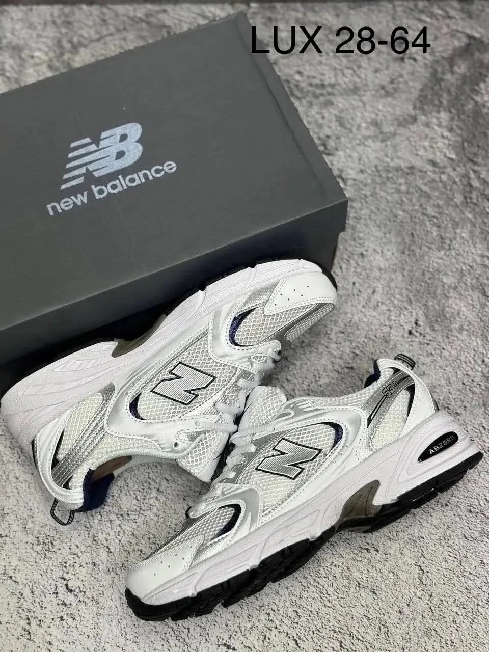Кеды NEW BALANCE 530 из натуральной кожи с пенкой в подошве для максимального комфорта — фото 2