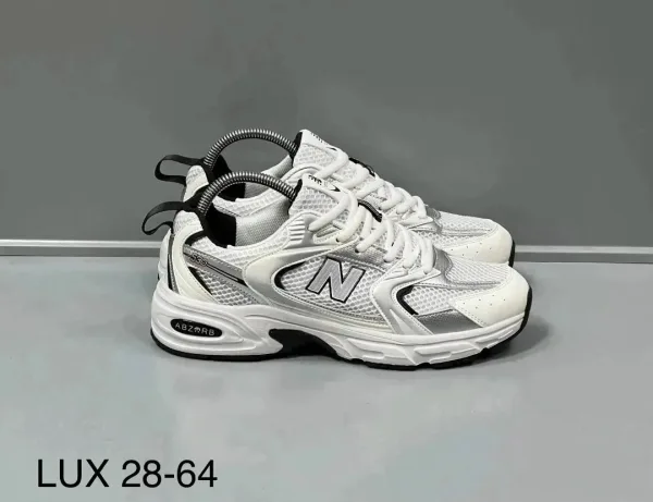 Кеды NEW BALANCE 530 из натуральной кожи с пенкой в подошве для максимального комфорта — фото 4