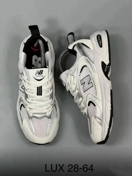 Кеды NEW BALANCE 530 из натуральной кожи с пенкой в подошве для максимального комфорта — фото 7