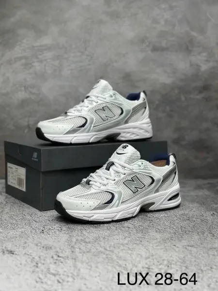 Кеды NEW BALANCE 530 из натуральной кожи с пенкой в подошве для максимального комфорта — фото 8