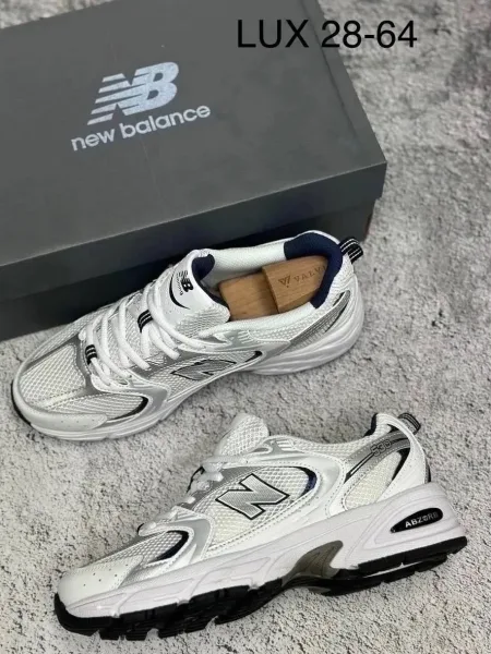 Кеды NEW BALANCE 530 из натуральной кожи с пенкой в подошве для максимального комфорта — фото 9