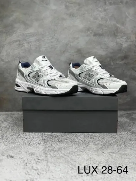 Кеды NEW BALANCE 530 из натуральной кожи с пенкой в подошве для максимального комфорта — фото 14
