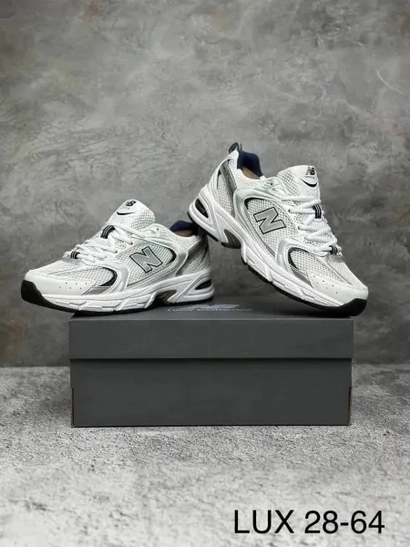 Кеды NEW BALANCE 530 из натуральной кожи с пенкой в подошве для максимального комфорта — фото 16