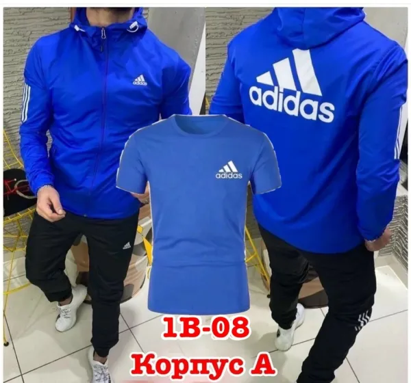 Костюм тройка для мужчин из эластана — фото 6