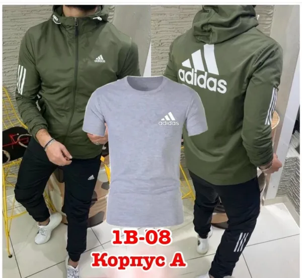 Костюм тройка для мужчин из эластана — фото 7