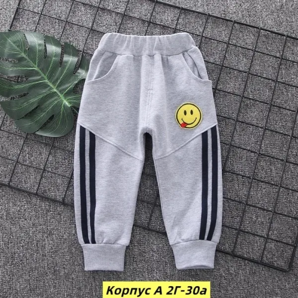 Спортивные штаны из двухнитки, подходят для повседневной носки — фото 1