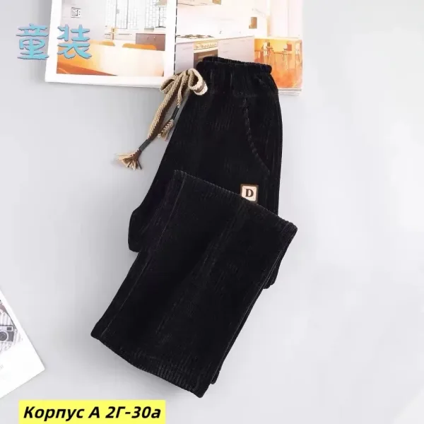 Штаны из натурального хлопка, подходят для повседневной носки — фото 1