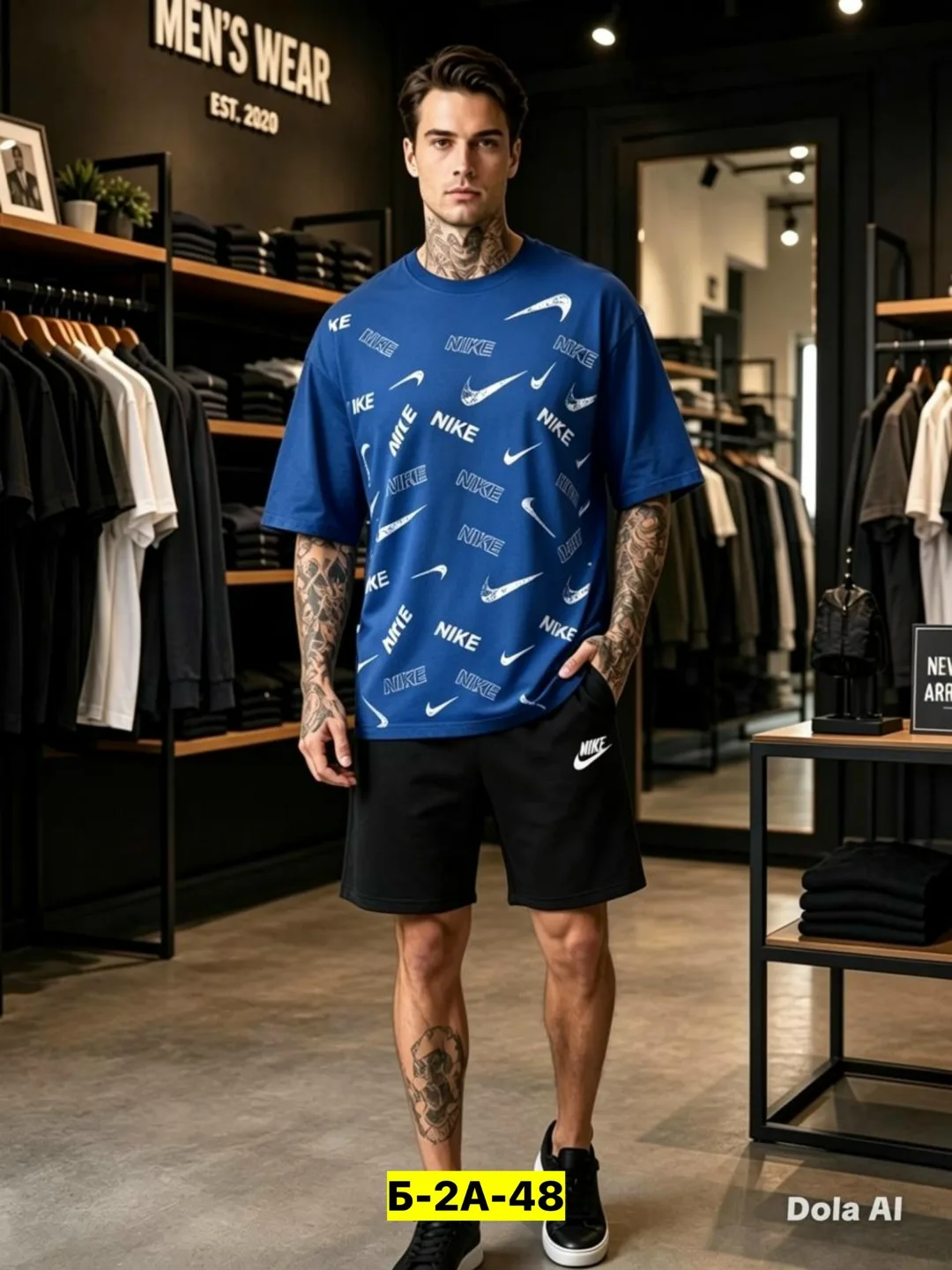 Костюм двойка для мужчин из натурального хлопка хлопок — фото 5