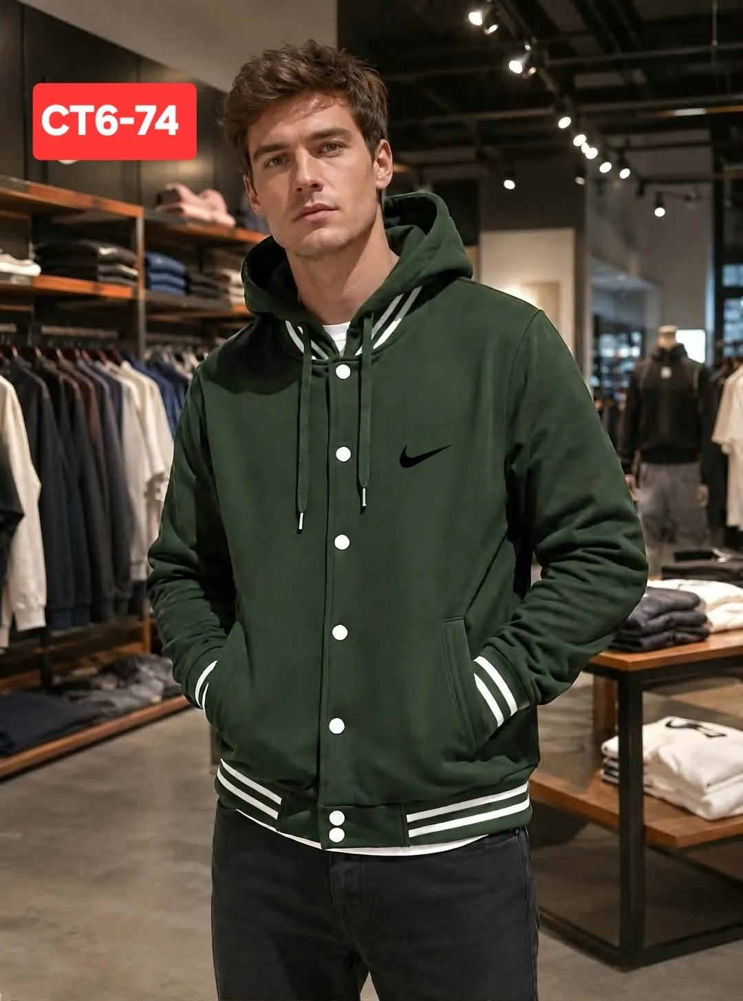 Мужская толстовка из ткани 95 хлопок cotton 95 polyester — фото 3