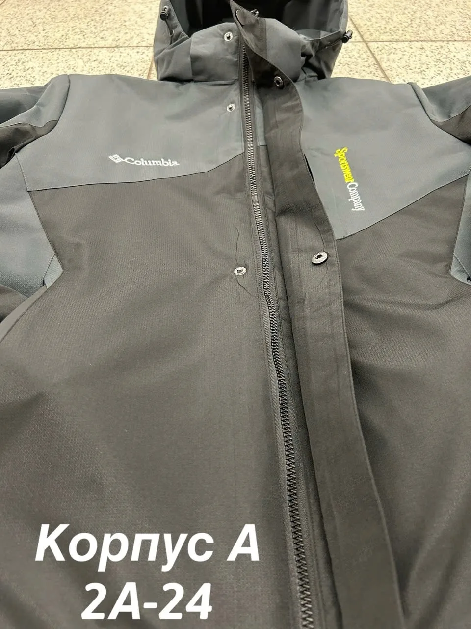 Куртка для мужчин из холлофайбера с подкладкой из синтепона синяя — фото 4