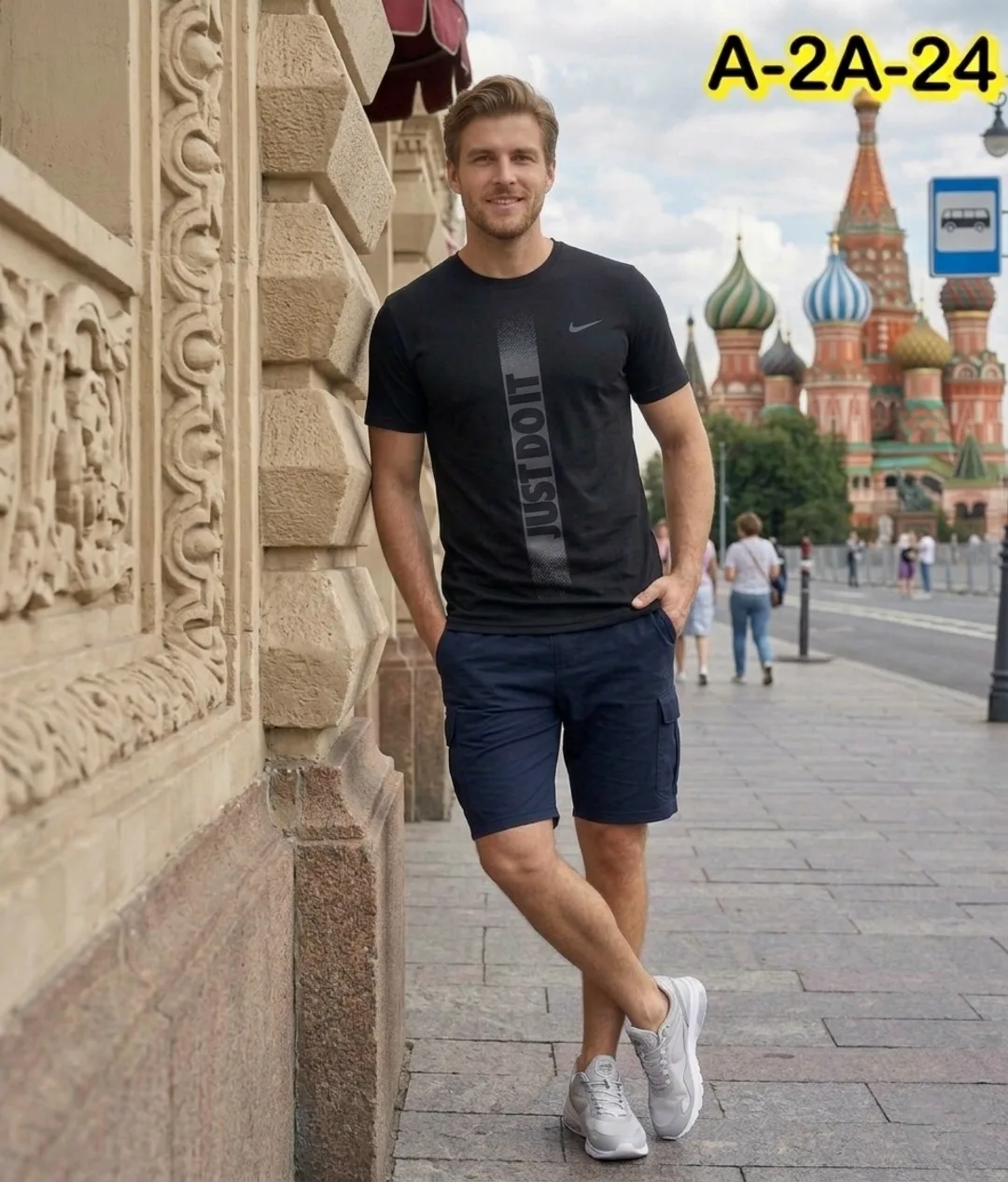 Мужская футболка из натурального хлопка — фото 1