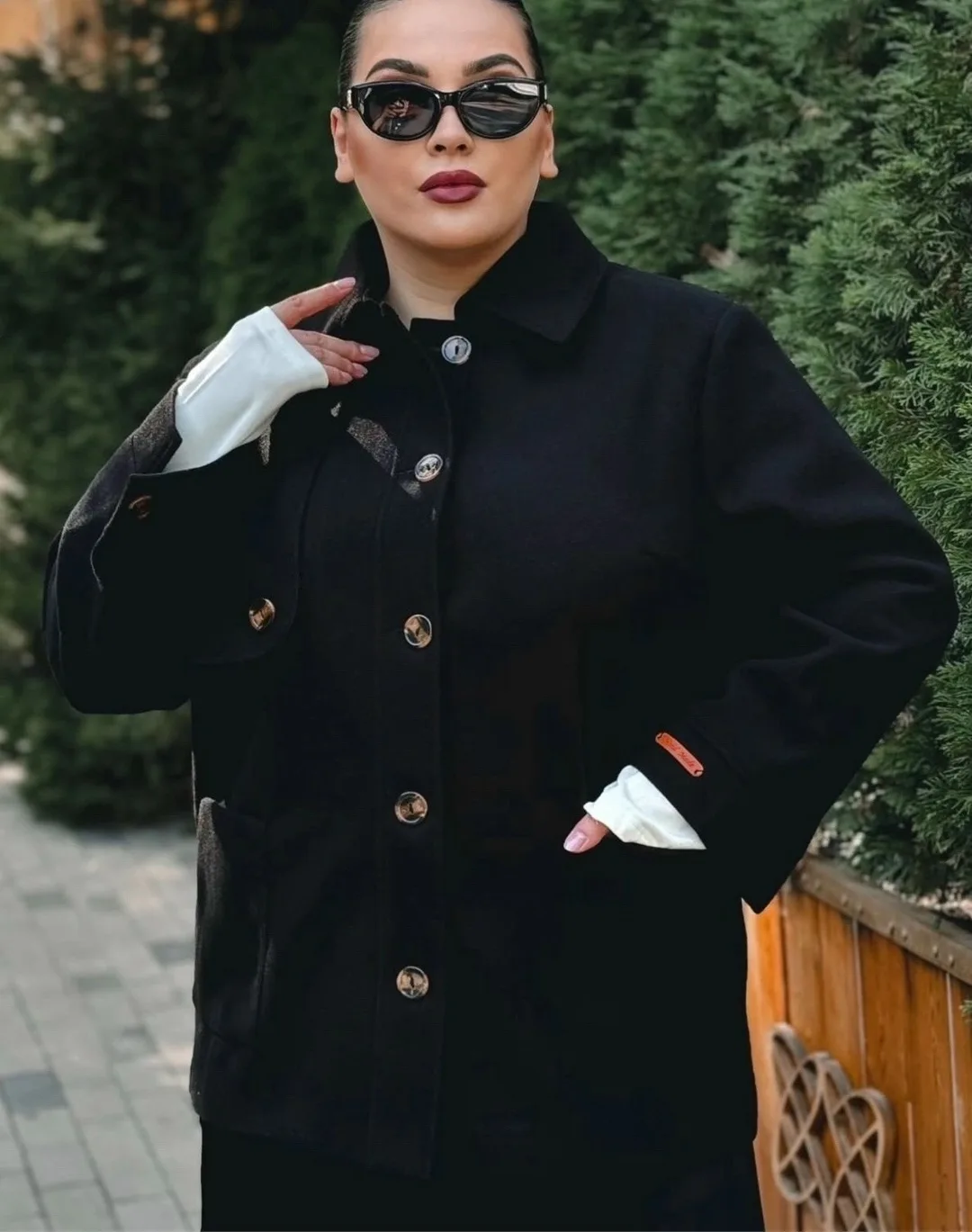 Драповое пальто — фото 7