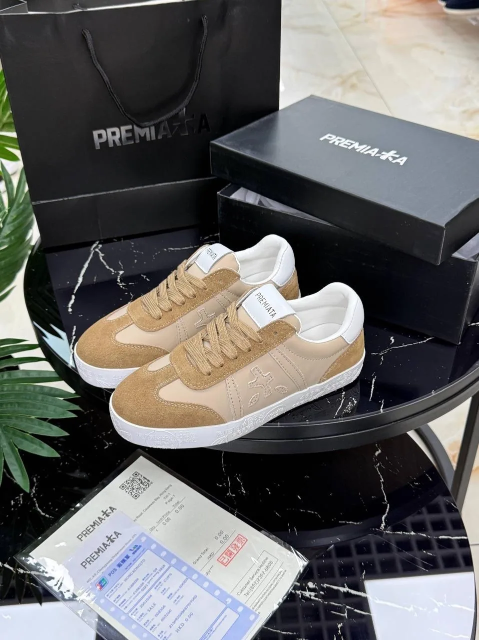 Кроссовки PREMIATA, кожа — фото 1
