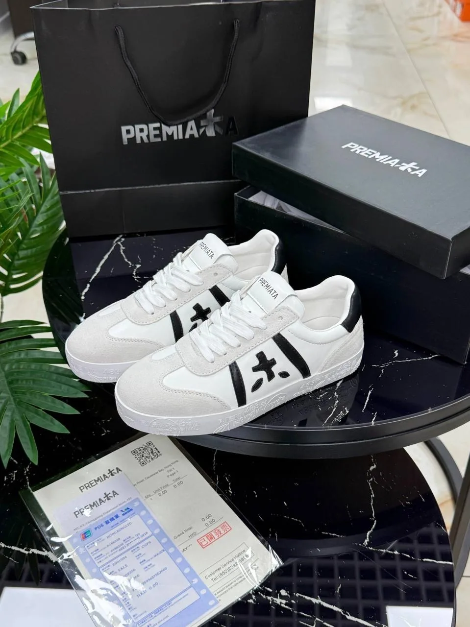 Кроссовки PREMIATA, кожа — фото 4