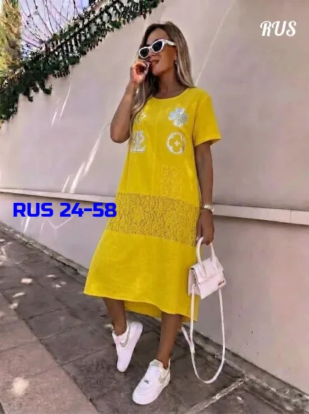 Платье из льна Х/Б — фото 3