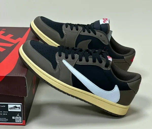Кроссовки jordan 1 travis scott трэвис скотт — фото 4