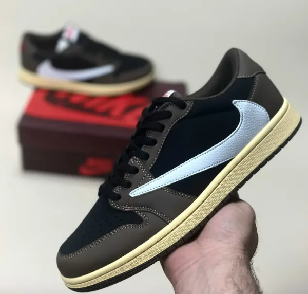 Кроссовки jordan 1 travis scott трэвис скотт — фото 9