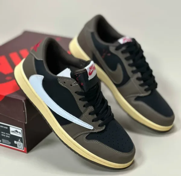 Кроссовки jordan 1 travis scott трэвис скотт — фото 14