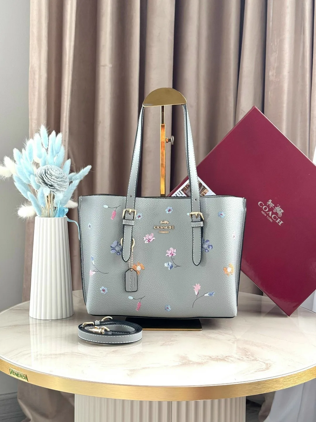 Сумка COACH из экокожи люкс — фото 1