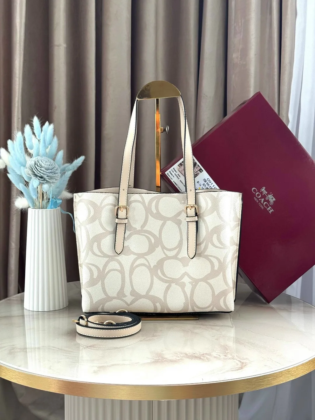 Сумка COACH из экокожи люкс — фото 7