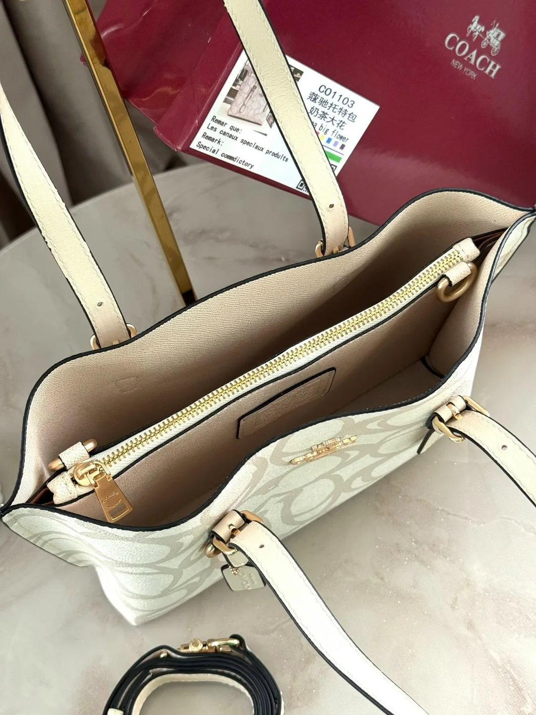 Сумка COACH из экокожи люкс — фото 8