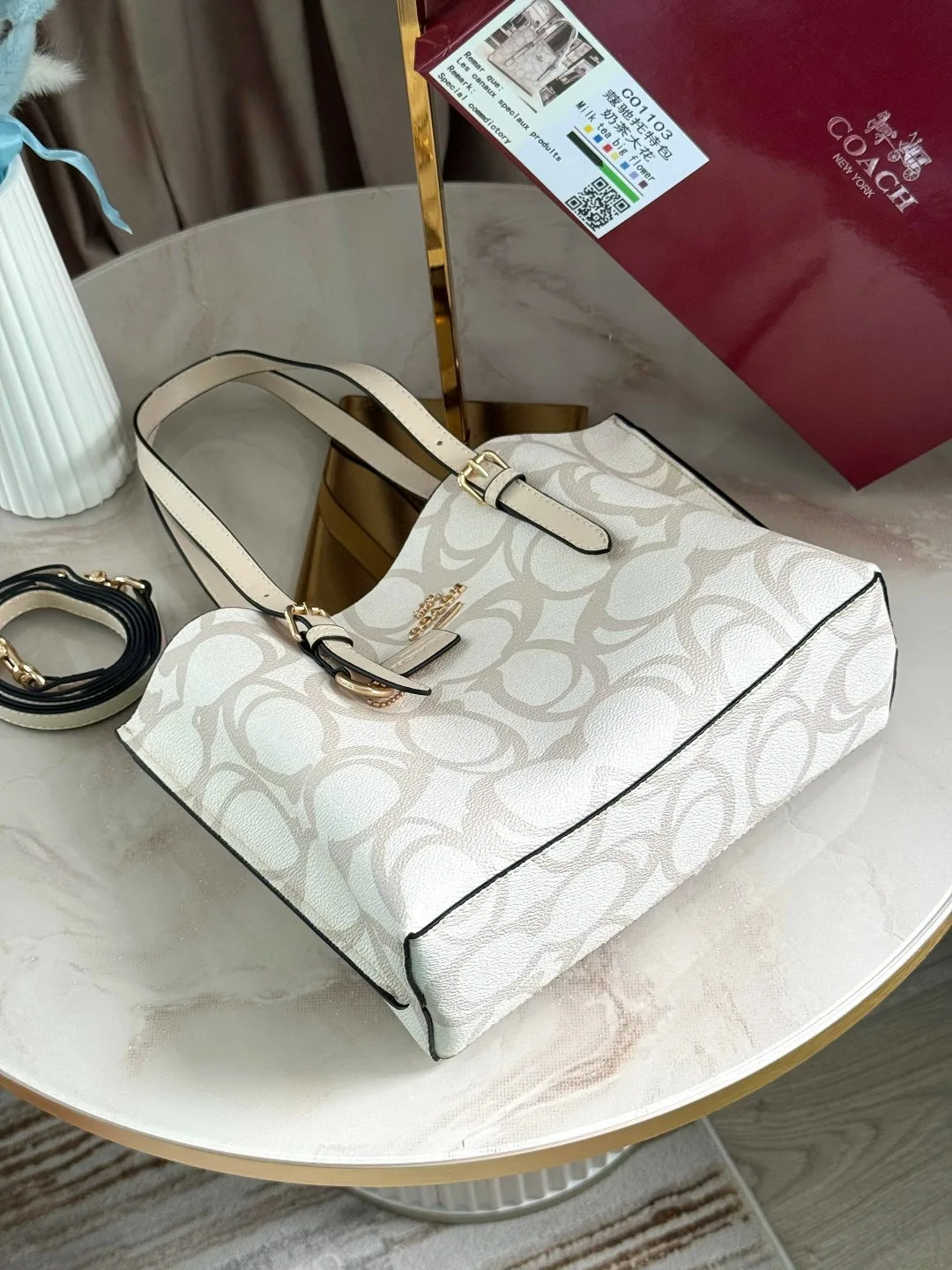 Сумка COACH из экокожи люкс — фото 9