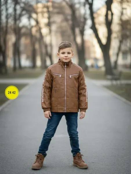 Куртка из эко-кожи — фото 8