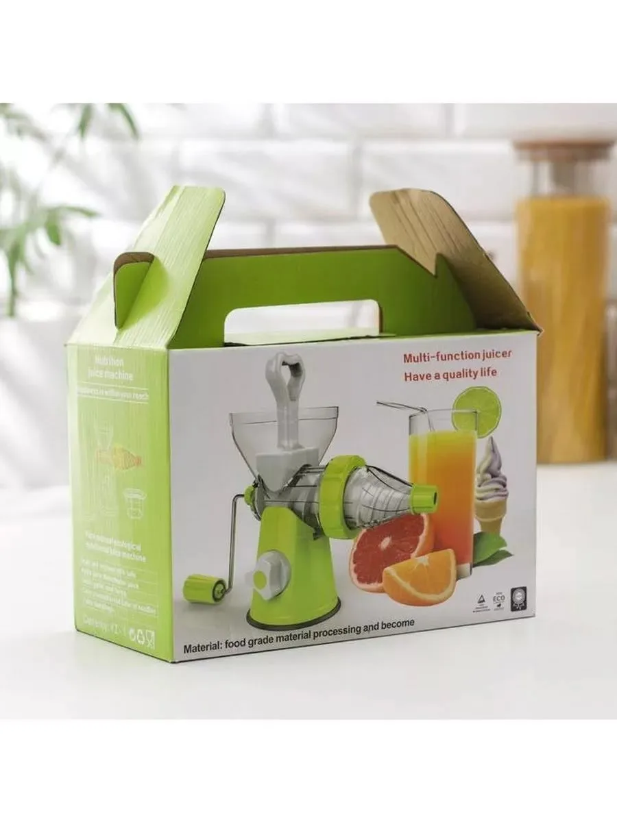 Соковыжималка механическая Fresh, цвет зелёный — фото 1