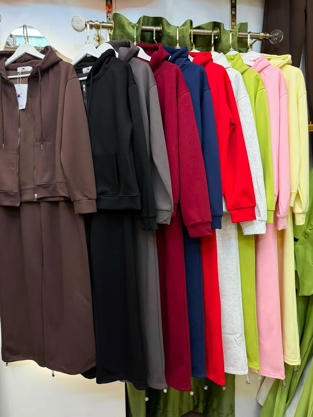 Спортивный костюм худи на молнии + брюки oversize — фото 10