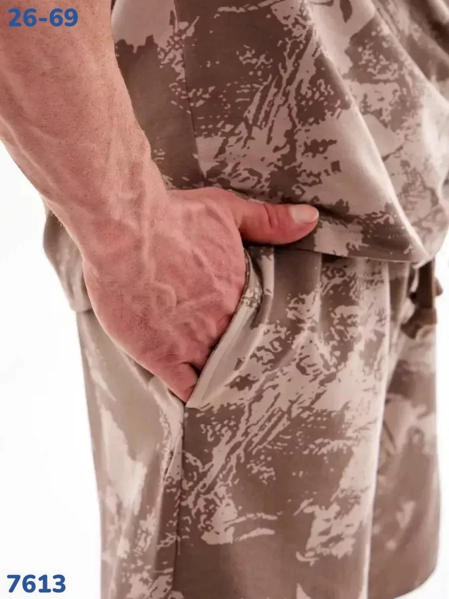 Спортивный мужской костюм оверсайз из плотного футера 2х — фото 9
