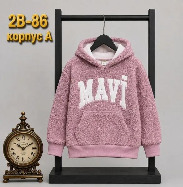 Толстовка из мягкого хлопкового материала с начесом, подходит для повседневной — фото 9