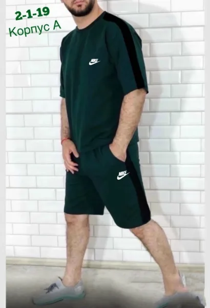 Спортивный костюм из хлопка двух нитка — фото 5