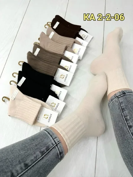 Носки женские средней длины, хлопок Турция — фото 1