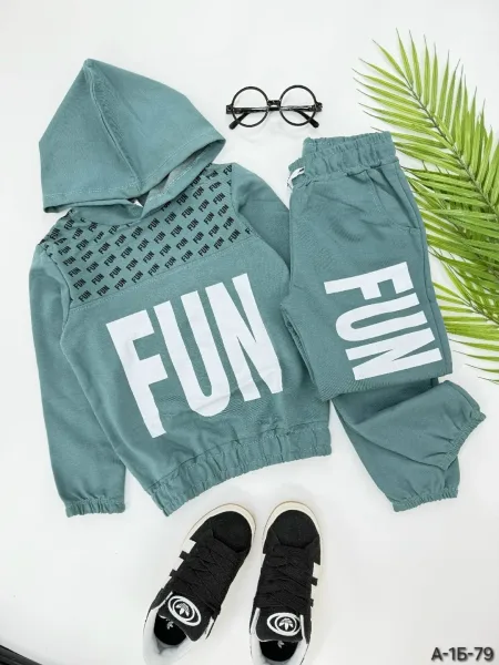 Костюм для мальчика из ткани 2х нитка — фото 9