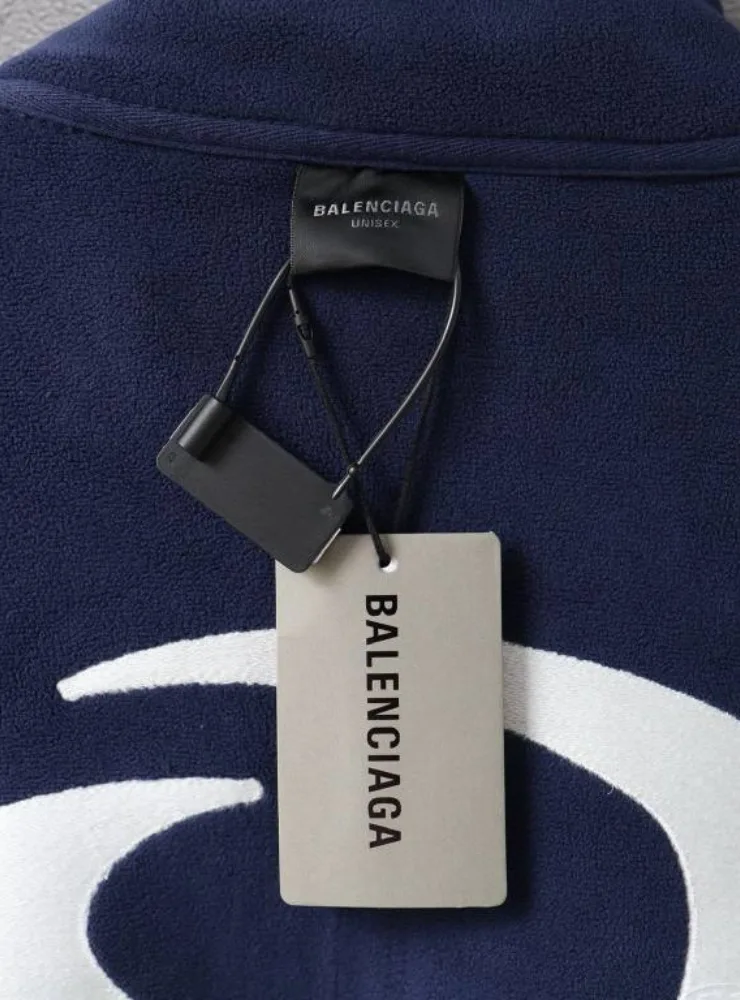 Олимпийка на молнии от BALENCIAGA с высоким воротником — фото 3