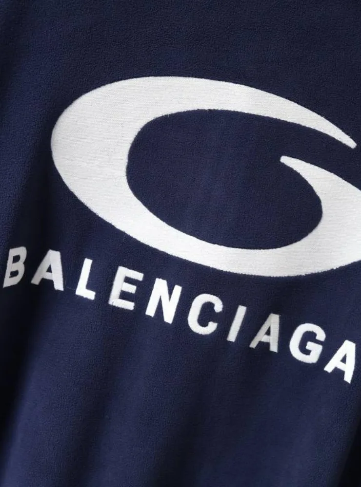 Олимпийка на молнии от BALENCIAGA с высоким воротником — фото 8