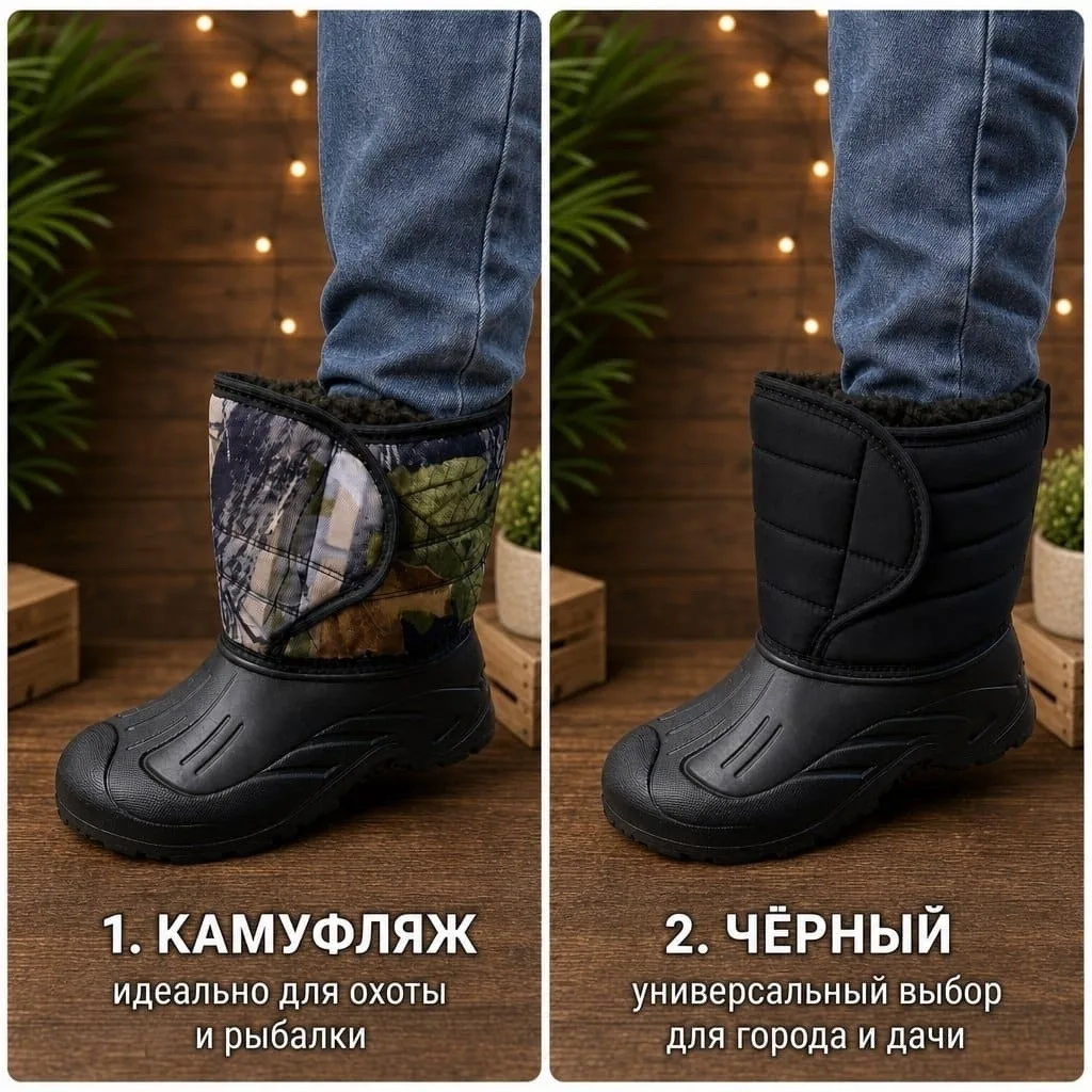 Зимние кеды мужские Эва — фото 1