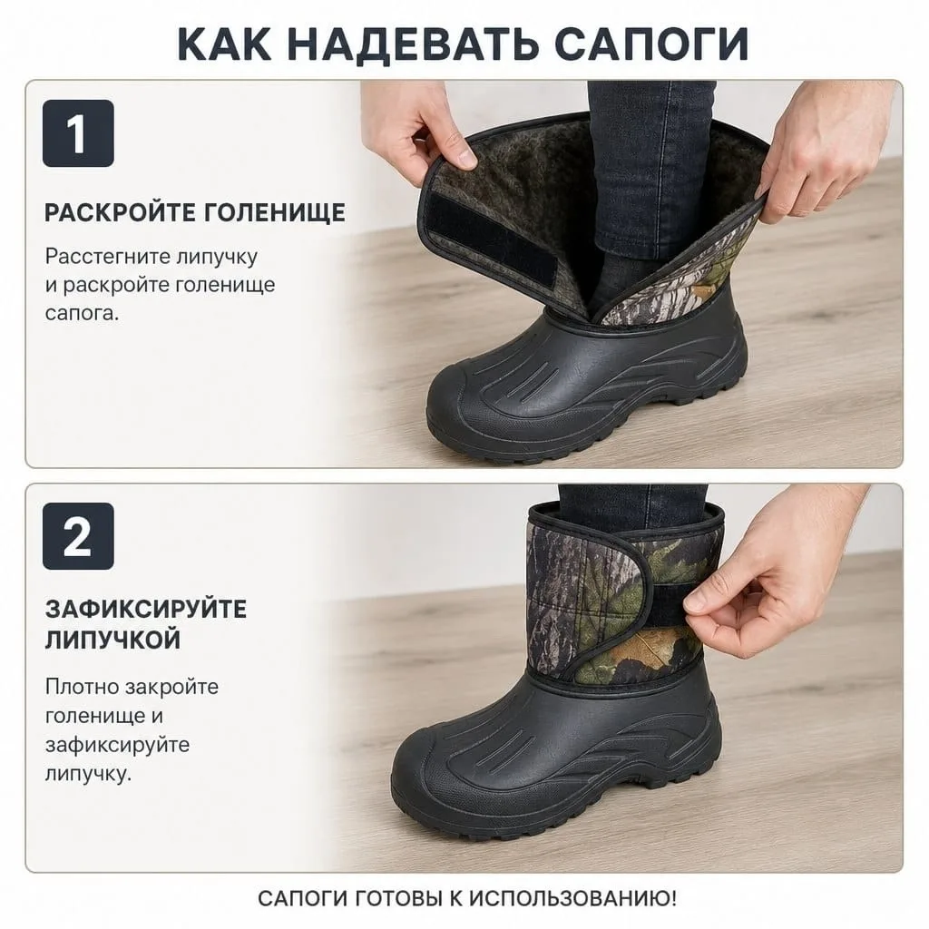 Зимние кеды мужские Эва — фото 2