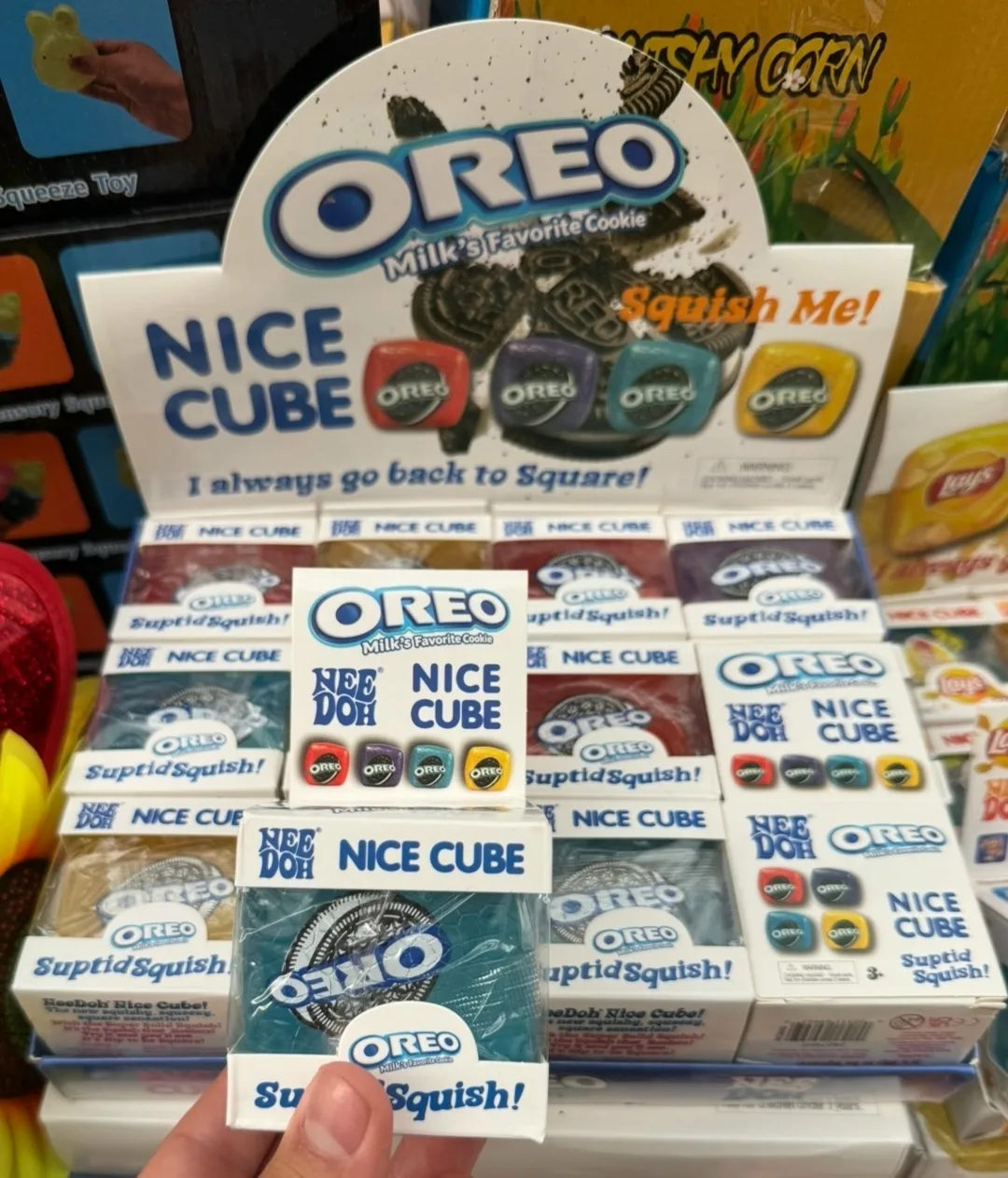 Антистресс кубик крутой замес чипсы Lays и Oreo — фото 5