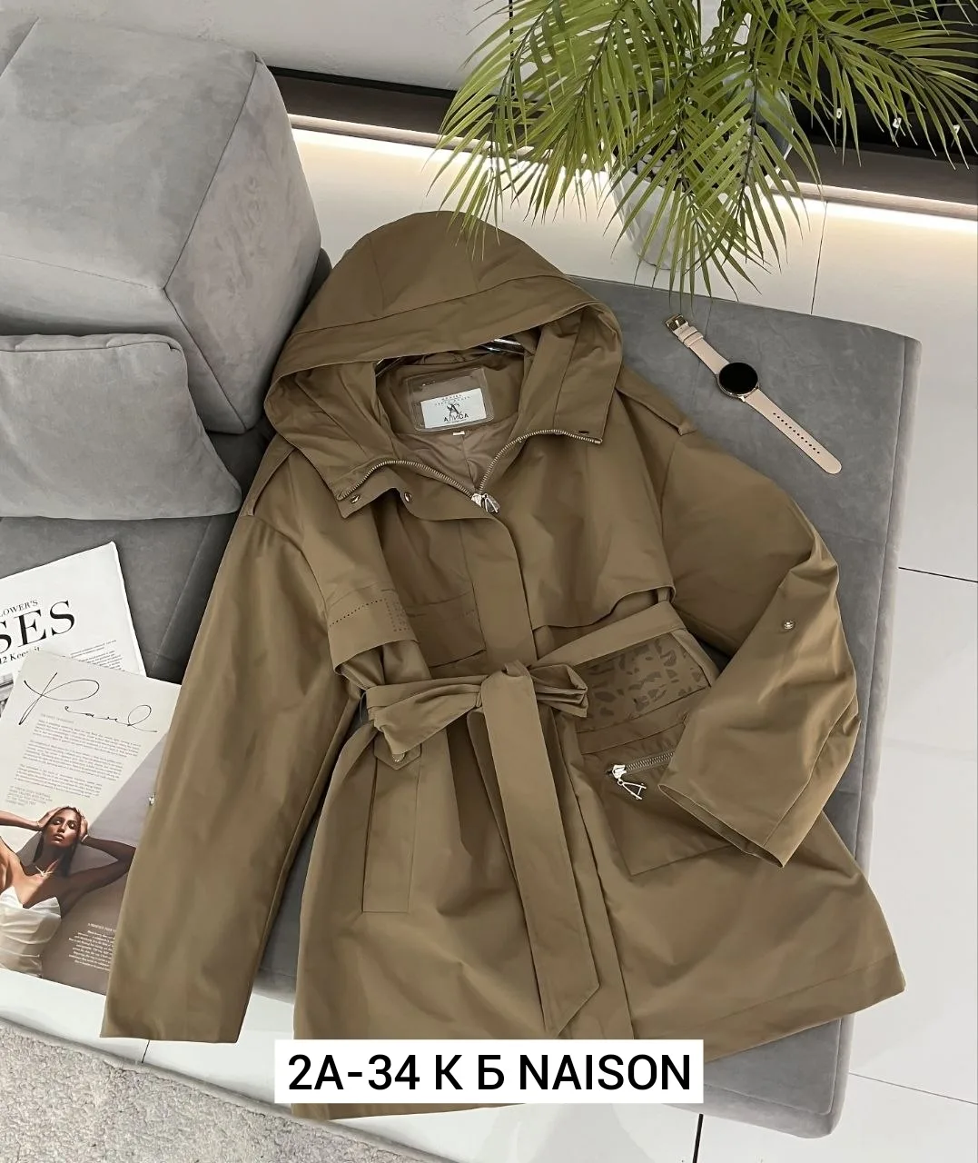 Лёгкая ветровка из полиэстера — фото 7